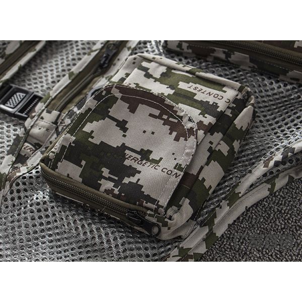 Hot Sale Outdoor Men's Photography Vest Camouflage Utility Mesh Vest Multi-pocket Fishing Men Leisure Mesh Vest