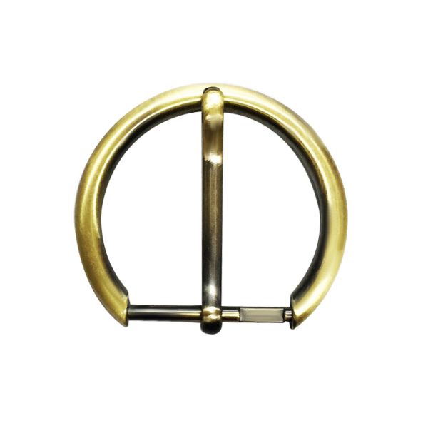 Wenzhou KML Custom 30mm round women round pin belt buckle
