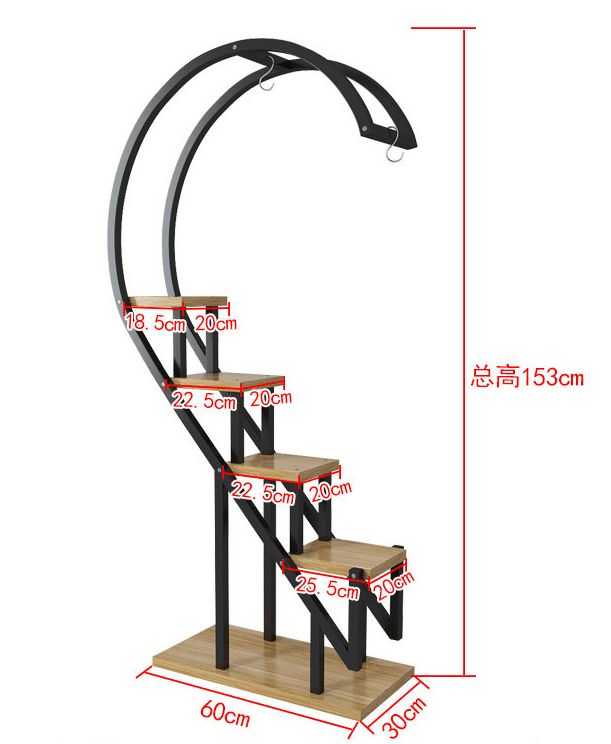 Balcony 3 Tier Plant Stand Display Shelf Racks Large