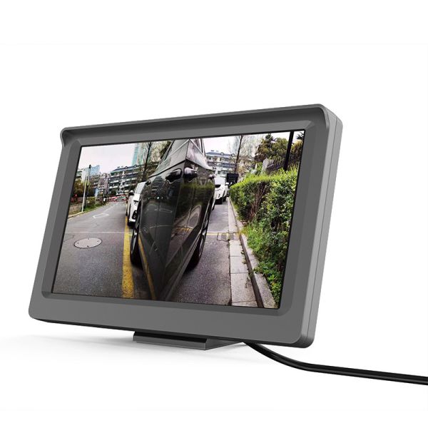 RoHS Blind Zone Display System 800*480 BSM Systems with rear mirror reverse camera