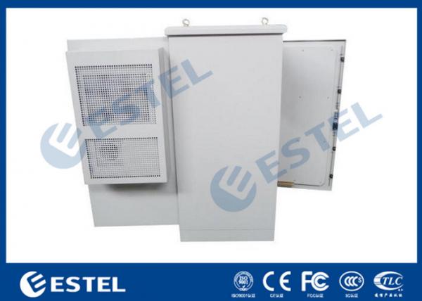 Cheap 27U Air Conditioner Type Energy Saving Outdoor Communication Cabinets With One Front Door and One Rear Door for sale