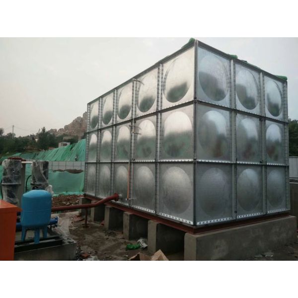 Bolted Assembled Hot Dip Water Tank Galvanised Panels Fire Fighting