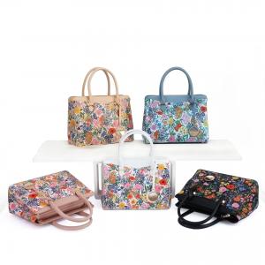 China 2021 new flower printing shoulder handbag manufacturers wholesale sling bag on sale