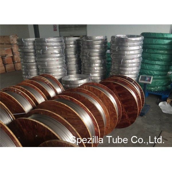 Welded stainless steel coil tubing heat exchanger Wall Thickness 0.50MM - 2.11MM Easy Clean