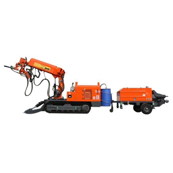 Telescopic Boom Tunnel Shotcrete Machine Shotcrete Equipment 27kw