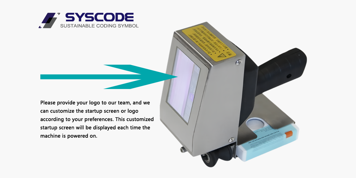 Metal Tubes Portable Handheld Printer Manual Qr Code Inkjet Printer