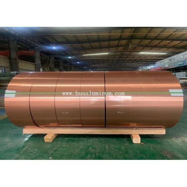 UV Resistant glossy 5ft Width 5052 Aluminum Coil Copper Colored