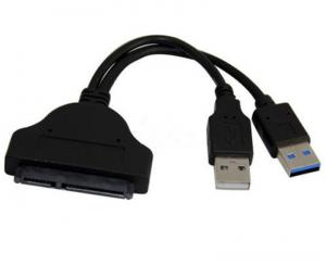 Quality USB to SATA 2.5 22 pin Hard Disk Driver Convertor Adapter Cable wholesale