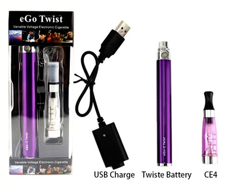 Huge Vaporizer Ecigarette Variable Voltage EGO C Twist Battery 3.2-4.8V EGO C Twist