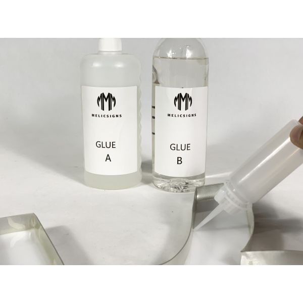 AB Glue Channel Letter Making Tools 3 Seconds Sticking lnstant Curing