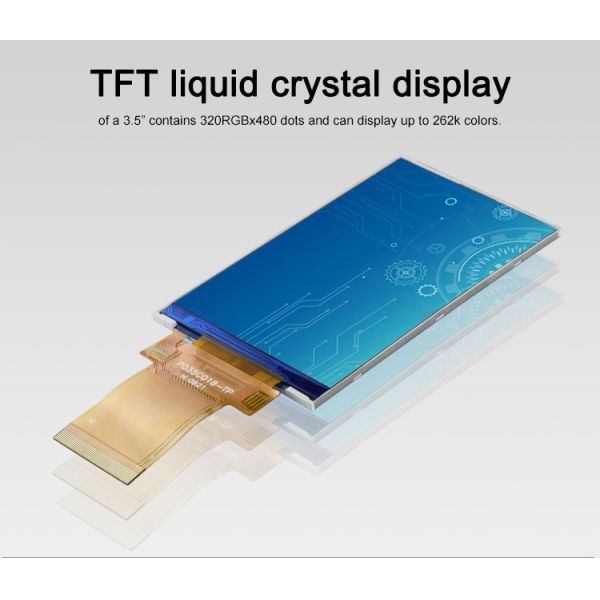 Polcd 8080 MCU Tft Lcd Touch Screen ILI9488 3.5 Inch Tft Lcd 320X480