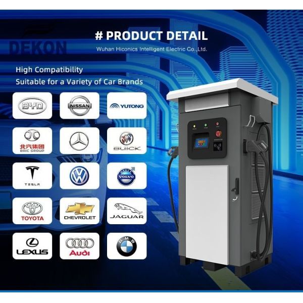 liquid cooled Ultra Fast DC Charger for electric vehicle charging 500A output