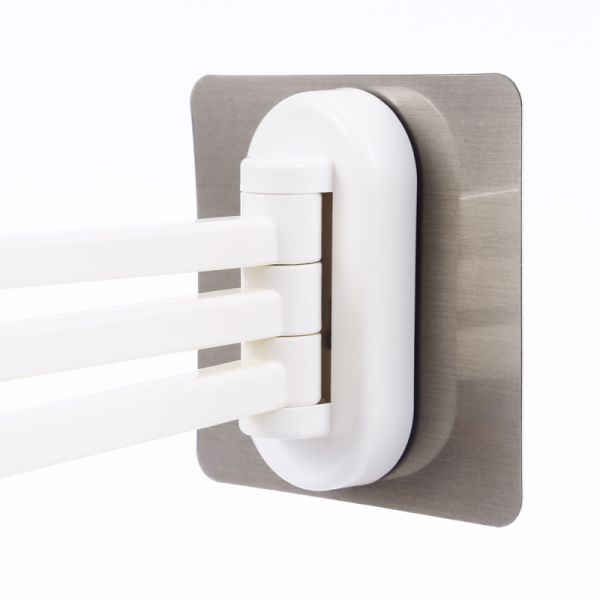 Prevent Bacteria Irregularity Plastic Towel Rack 180 Degree Rotation