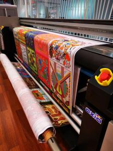 Quality Flags Digital Textile Printing Machine Printing Head 1400dpi Max Resolution wholesale