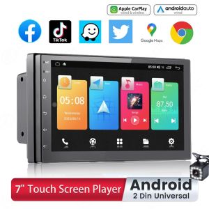 Universal Placement 7 Inch Touch Screen Car DVD Player with BT Wifi and GPS