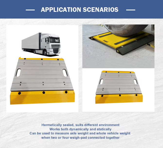 Heavy Duty Portable Axle Scale High Accurate User Friendly Interface