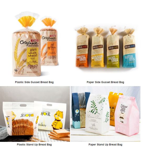 Large Polypropylene Plastic Bread Bags Tear Resistant Flat On Wicket