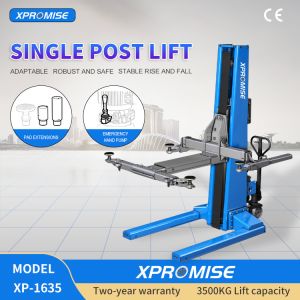 Quality Hydraulic Cylinder Single Post Car Lift for Home Garage wholesale