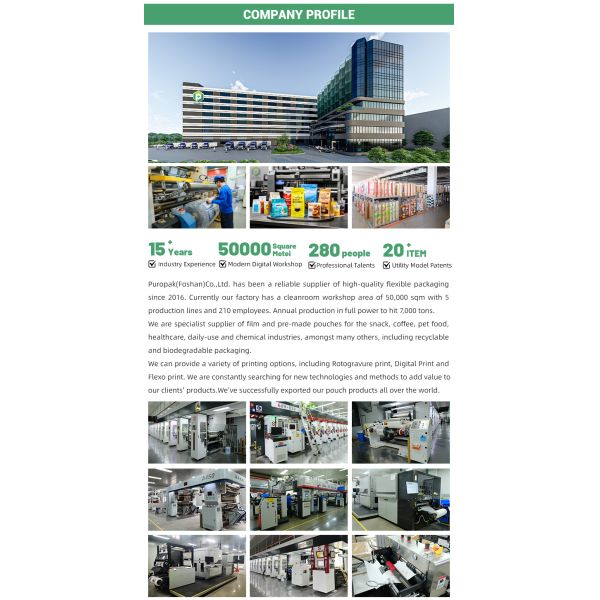 Custom Printed Recyclable Food Packaging Flexible Packaging Bag