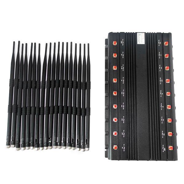 18 Channel Desktop RF Signal Jammer Cell Phone Signal Blocker Scrambler Isolator