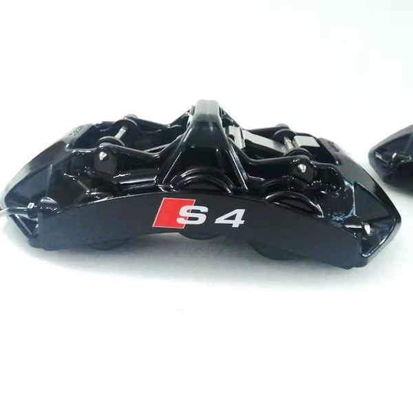 Customized Black jkGT6 Calipers And Brake Pads For Audi S4 Front