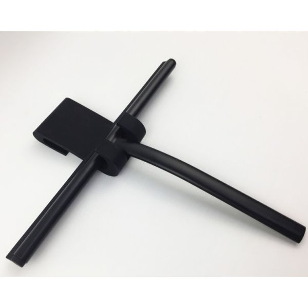 10 Inch Black Stainless Steel Window Squeegee 26.5X21X4 Cm Lightweight