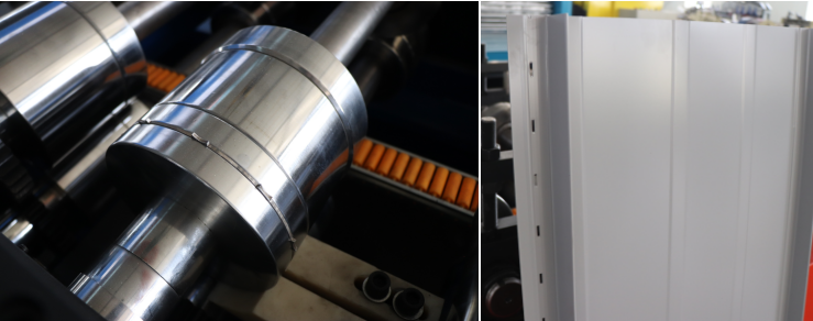 Snap Lock Standing Seam Roofing Panel Rolling Forming Machine