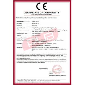 Guangzhou Yunyang Electronic Technology Co., Ltd. Certifications