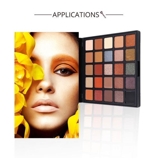 GMPC 25 Colors High Pigment Eyeshadow Custom Logo No Parabens