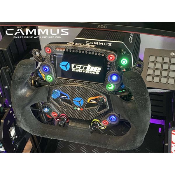 Racing Car Gaming Driving Simulator with Wheel And Pedals Sim Stand