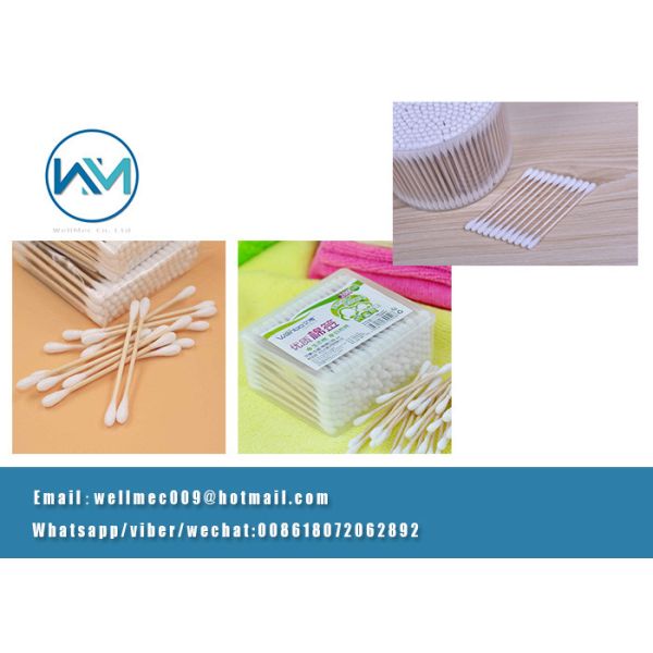 1000 PCS/MIN Disposable Medical Cotton Swab / Buds Making Machine and Packing Machine