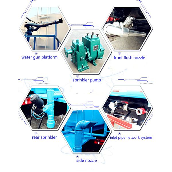 5Ton Dongfeng 4*2 Water Bowser Truck With Sprayer,5000 Liter Spray Dust Fall Truck