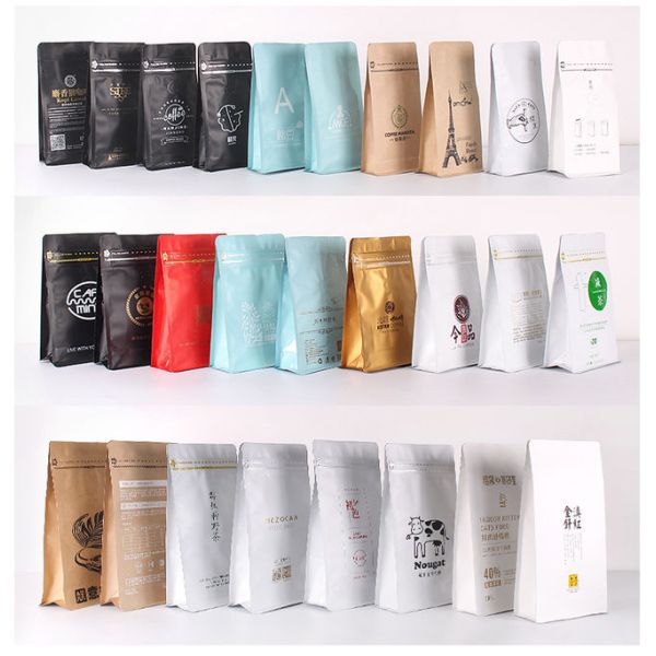 New rose gold black metalized foil pouch plastic k frost candy bag  rainbow