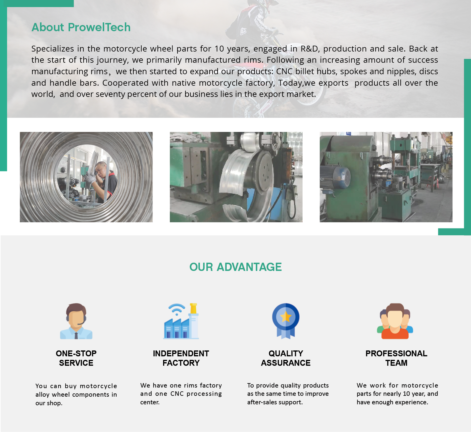 Alu. 7s 17 18 19 21-Inch Motorcycle Alloy Wheel Rims for Supermoto and Motocross Racing