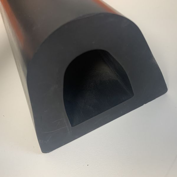 Customers' Requirements D Type Marine Boat Rubber Fender for Dock and Ship Bumper