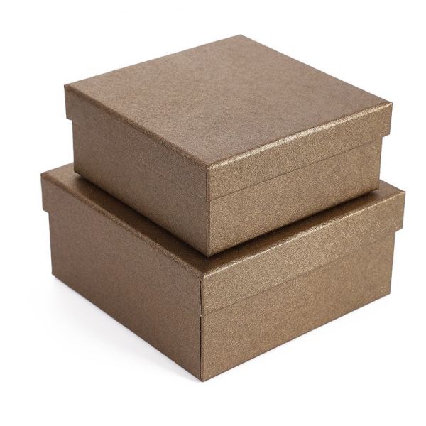Gift Boxes with Lids Square Box, Gift Box for Women Empty Nesting Boxes for Packaging, Mother′s Day Graduation Wedding Bridesmaid Groomsmen Present Carton Box