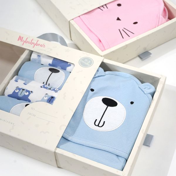 Wholesale 10pcs Baby Sleepwear Gift Package Newborn Clothes Baby Gift 100% Cotton Baby Shower Gift Set Box