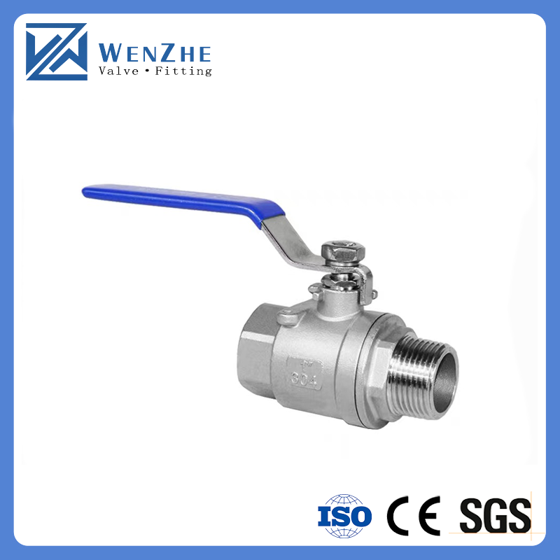 Manual Control Ball Valve for DN80 Stainless Steel 301 Female Threaded Ball Valve