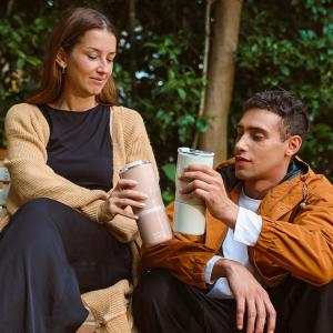 Stainless Steel 22oz 2IN1 Coffee Insulated Tumbler With Handle