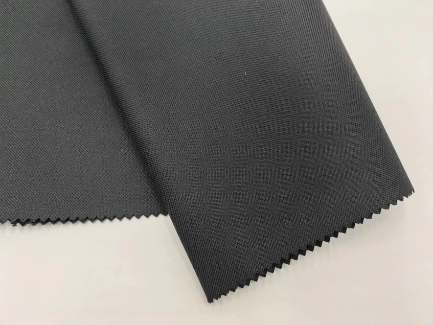 600D RPET Fabric Plain 58/60 Width 300gsm Eco Friendly Textiles With PVC Coated