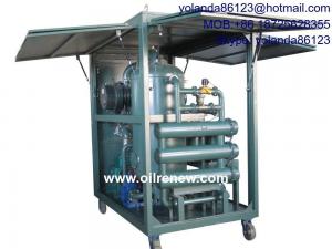 China High Vacuum Oil Dehydration and Degassing System for Insulating Transformer Oil Filtration, Transformer Oil Purification on sale
