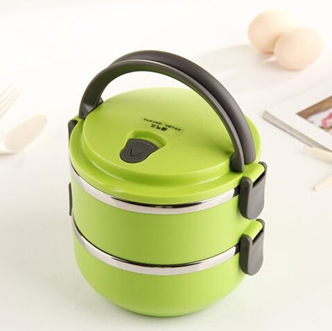 Colorful Stainless Steel Lunch Box Tiffin Box 2 Layer 3 Layer 4 Layer