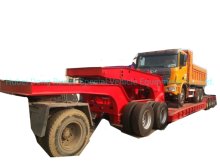 200ton Hydraulic Detachable Gooseneck Lowbed Trailer 6 Axles Front Loading with Removable Dolly Trailer with Detachable Gooseneck