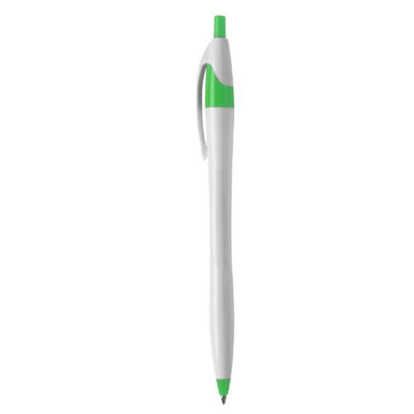Plastic pen advertising pens, small waist cute style, push type, slim stem, commercial and office ballpoint pens