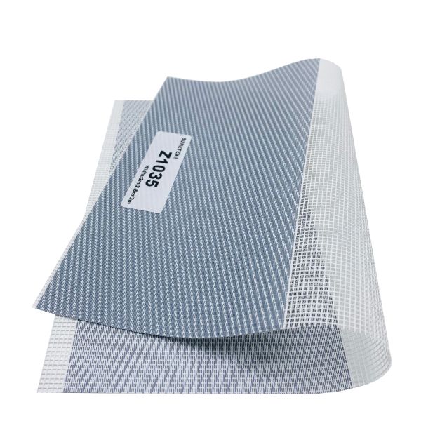 Groupeve Sunscreen Zebra Fabric 0.55mm Combi Blinds Material