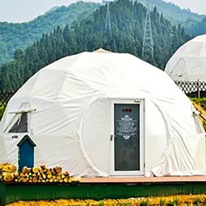 Quality Custom Logo Luxury Geodesic Dome Glamping Tent Outdoor Waterproof wholesale