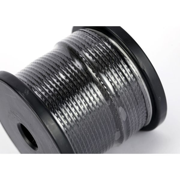 1 To 2 Mm PVC Coated stainless Steel Wire Rope Reel Anti Corrosion Wear Resistance Durability