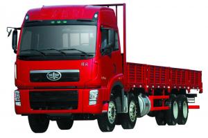 Quality FAW J5P 8X4 Heavy Cargo Truck For Industrial Transport Carriage Red Color wholesale