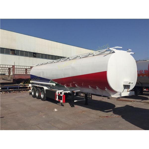 45000 L Fuel Tanker Semi Trailer Carbon Steel Transport Crude Oil Tanker Trailer