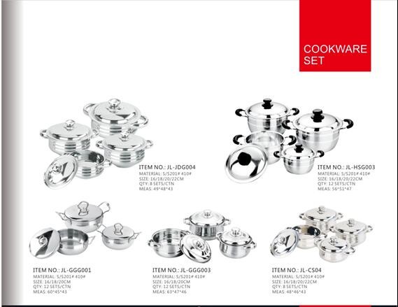 korean stainless steel cookware set,cooking pot,stockpot